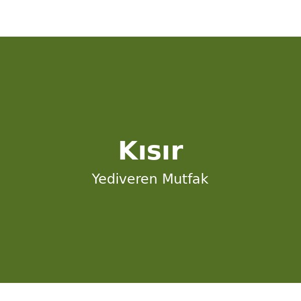 Kısır Tarifi